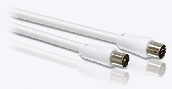 Philips SWV2516W/10 koaksiaalikaapeli 1,5 m Valkoinen