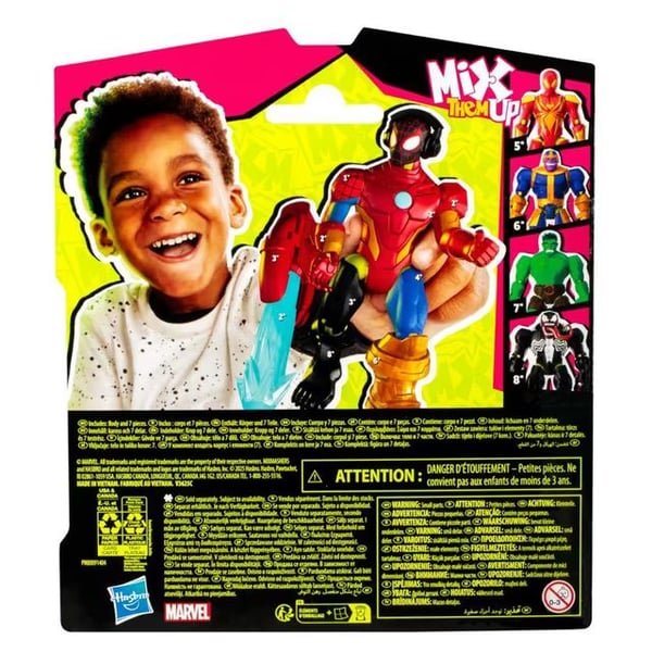 Marvel MixMashers Miles Morales Spider-Man Mix-And-Match