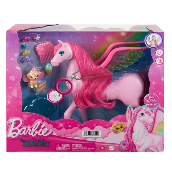 Barbie A Touch of Magic Pegasus och tillbehör
