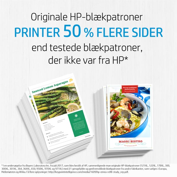 HP Original 940XL-blækpatron med høj kapacitet, cyan