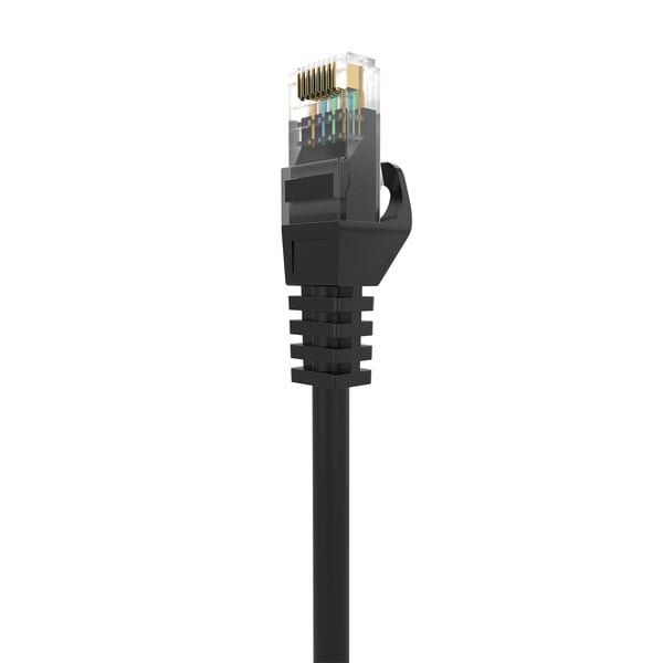 AISENS A145-0587 netværkskabel Sort 1 m Cat6a U/UTP (UTP) Rund