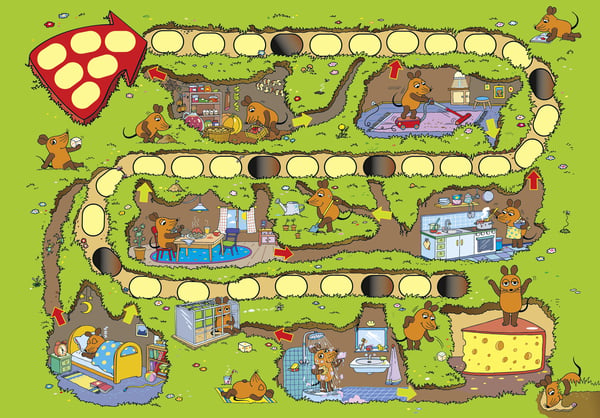 Schmidt® Spiele Die Maus: Die Mausefalle Brädspel Tävling