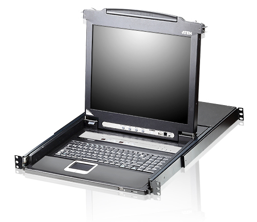 ATEN CL5708N KVM-switchar Rackmontering Svart