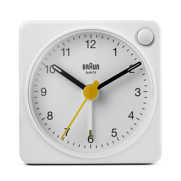 Braun BC02XW väckarklockor Quartz-väckarklocka Vit
