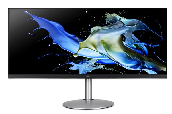 Acer CB342CU platta pc-skärmar 86,4 cm (34") 3440 x 1440 pixlar UltraWide Quad HD LCD Svart, Silver