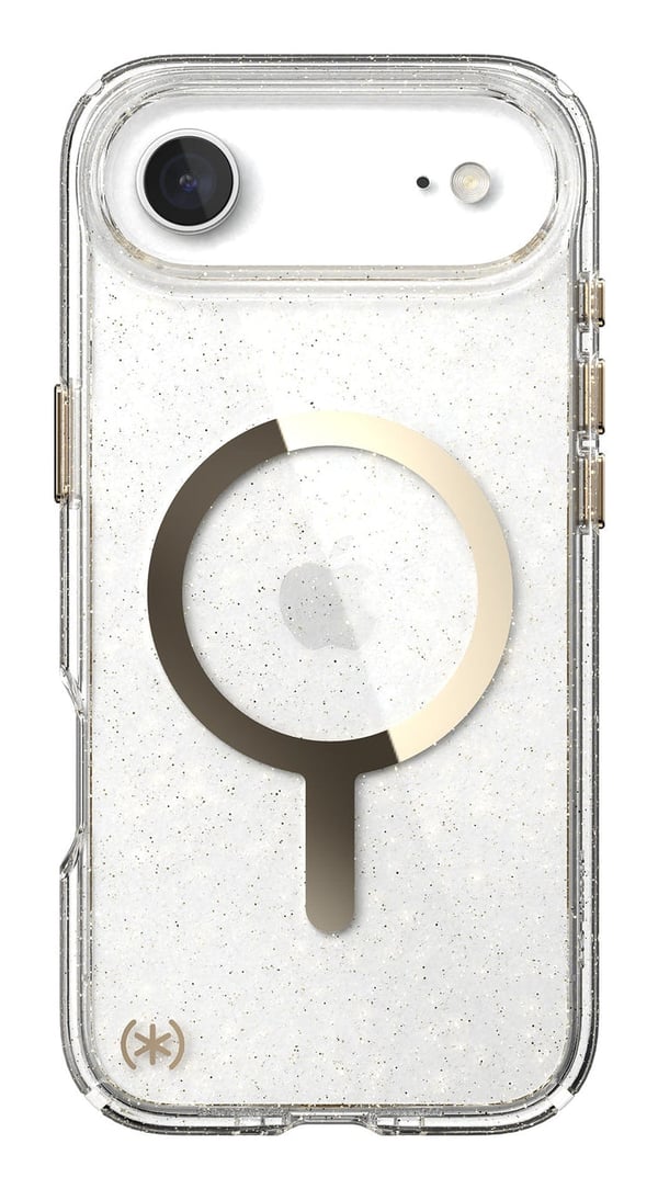 Speck Presidio Lux MagSafe - iPhone Air Cover (Glitter / Guld Metallic)