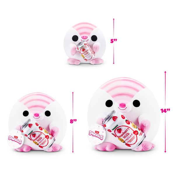 Snackles licenseret serie 3 12 cm plysdyr