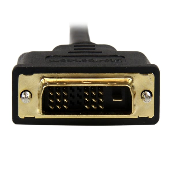 StarTech.com HDCDVIMM1M videokaapeli-adapteri 1 m Mini-HDMI DVI-D Musta
