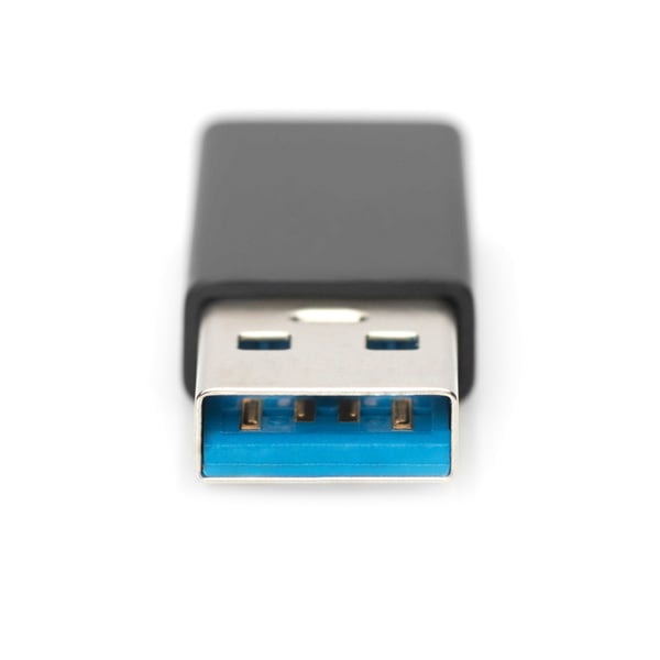 Ewent EW9650 kabelomvandlare (hane/hona) USB Type-A USB Type-C Svart