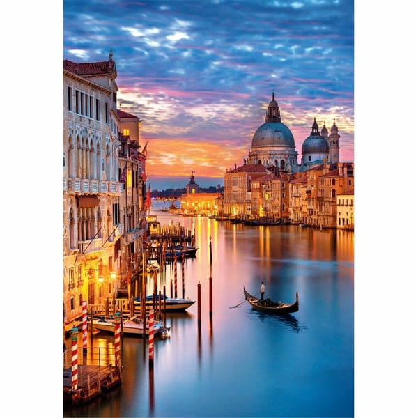 Clementoni High Quality Collection Lighting Venice Puslespil 500 stk Landskab