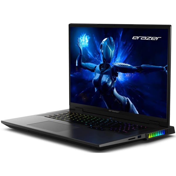 ERAZER Beast 18 X1 Intel Core Ultra 9 275HX Kannettava tietokone 45,7 cm (18") Quad HD+ 32 GB DDR5-SDRAM 2 TB SSD NVIDIA GeForce RTX 5090 Wi-Fi 7 (802.11be) Windows 11 Home Musta QWERTY Englanti (US)
