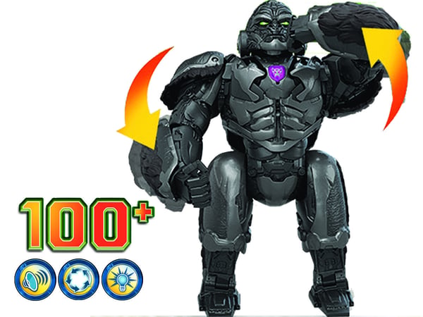 Transformers : Rise of the Beasts Command; Convert Animatronic Optimus Primal