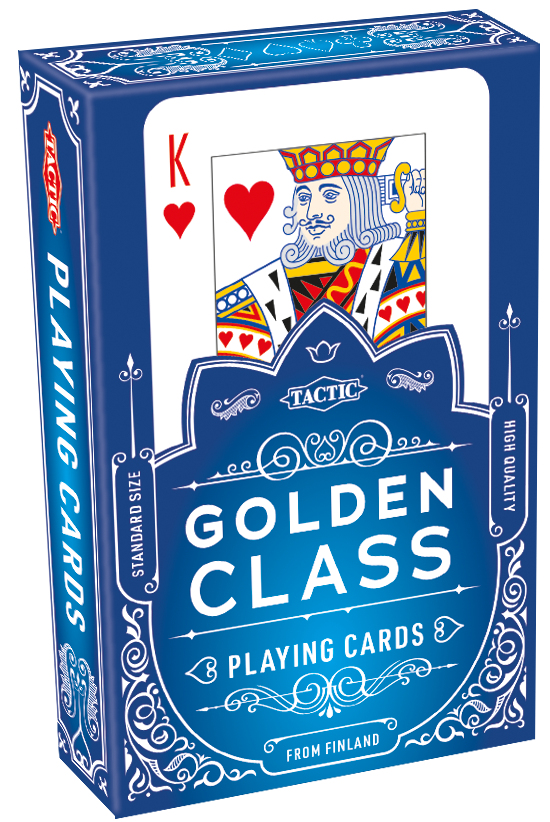 Tactic Golden Class kortspil 58 stk