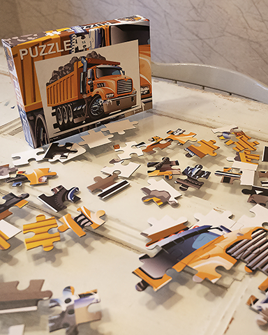 Tactic Puzzle Lovers Big Truck 56 palan palapeli