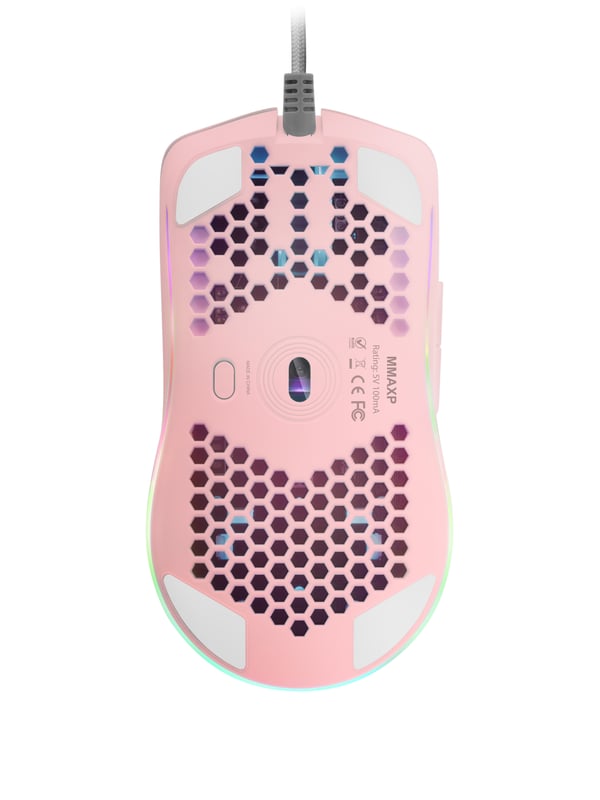 Mars Gaming MMAX mus Spil Højre hånd USB Type-A Optisk 12400 dpi