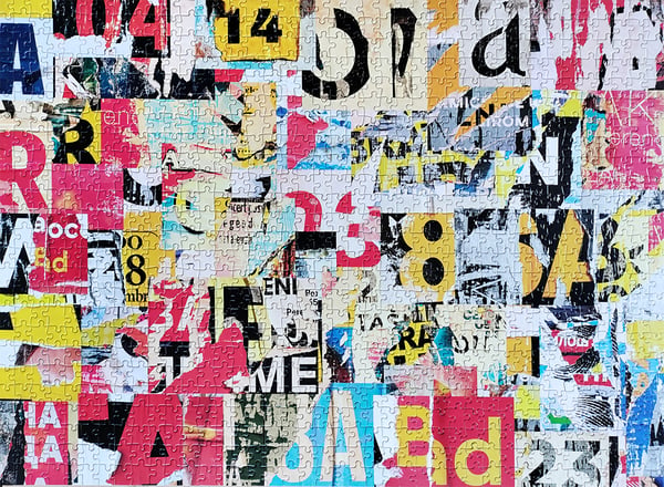 Tactic Poster Collage 1000 pcs Puslespil 1000 stk Kunst