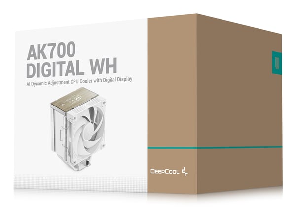 DeepCool AK700 Digital WH Suoritin Ilmanjäähdytin 12 cm Valkoinen 1 kpl