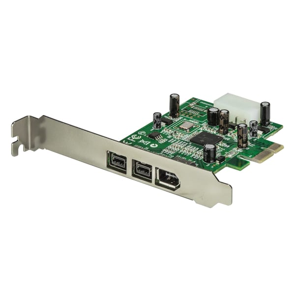 StarTech.com 3-portars 800+400 FireWire PCI Express-gränssnittskort Combo