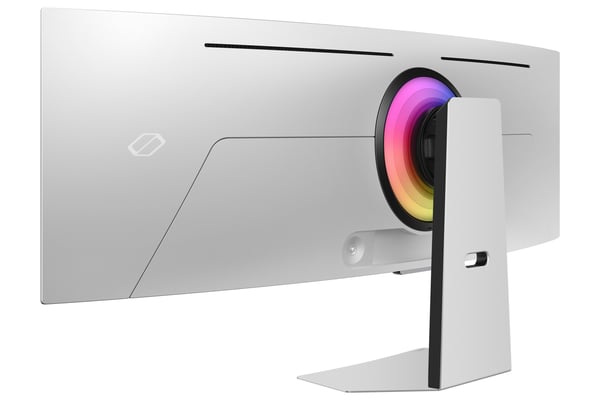 Samsung G95SC tietokoneen litteä näyttö 124,5 cm (49") 5120 x 1440 pikseliä Dual QHD OLED Hopea