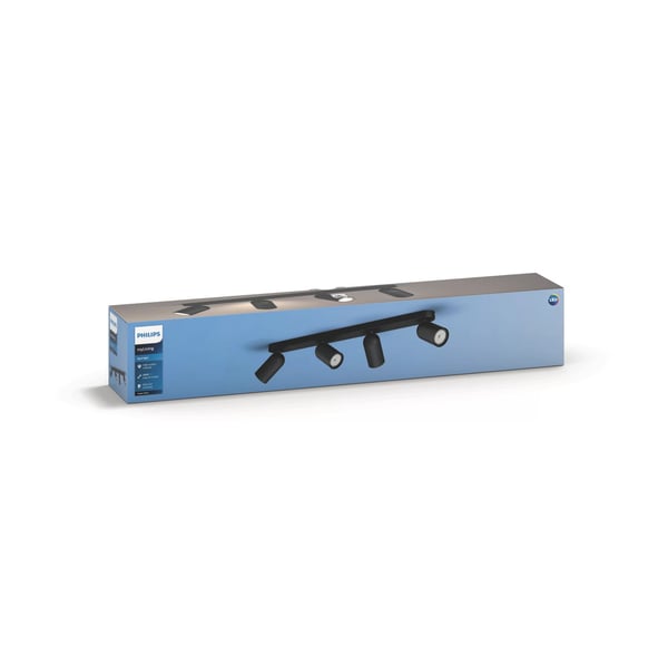 Philips myLiving Pongee lofts-/vægspot x 4