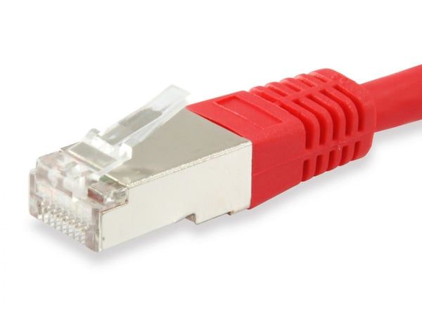 Equip 605620 verkkokaapeli Punainen 1 m Cat6a S/FTP (S-STP) Pyöreä