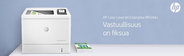 HP Color LaserJet Enterprise M554dn -tulostin
