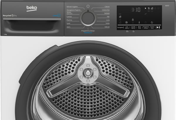 Beko BMEUT481SAI_IT tørretumbler Fritstående Front-læsning 8 kg Hvid