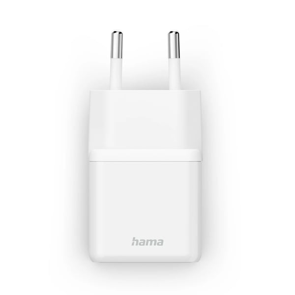 Hama 00201943 mobiililaitteen laturi Älypuhelin, Kannettava tietokone, Tabletti, Kuulokkeet, Voimapankki Valkoinen AC Pikalataus Sisätila