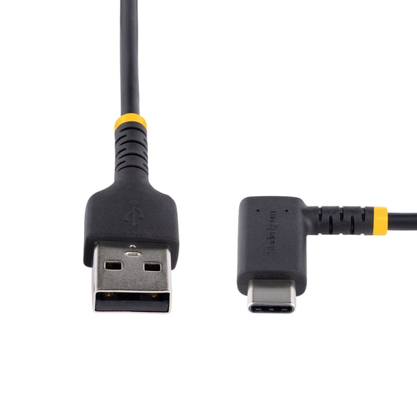 StarTech.com R2ACR-15C-USB-CABLE USB-kabel USB 2.0 0,15 m USB A USB C 0,48 Gbit/sek. 60 W Sort