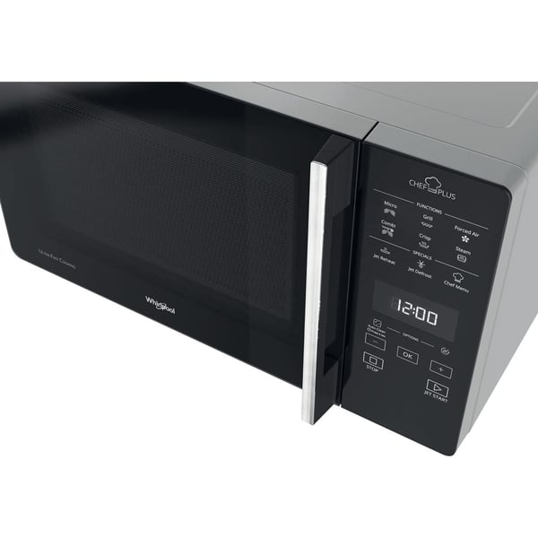 Whirlpool Chef Plus MCP 359 SL Hopea Yhdistelmämikroaaltouuni Pöytämalli 25 L 800 W