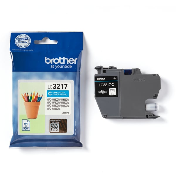 Brother LC3217C bläckpatroner 1 styck Original Cyan
