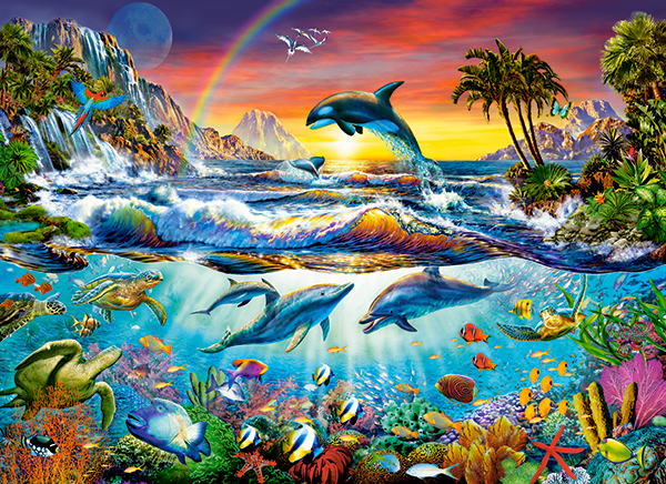 Castorland Paradise Cove 300 pcs Puslespil 300 stk Flora