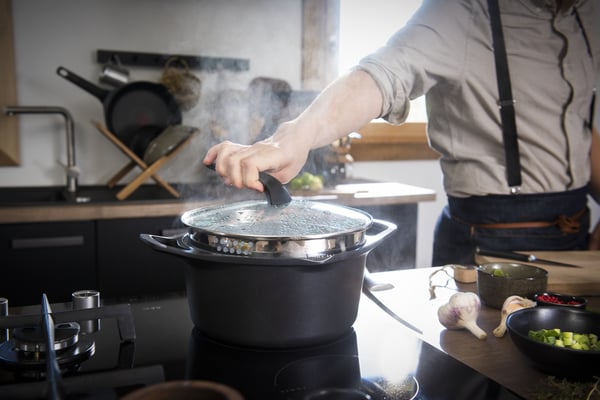 Tefal E24946 Rund Sort