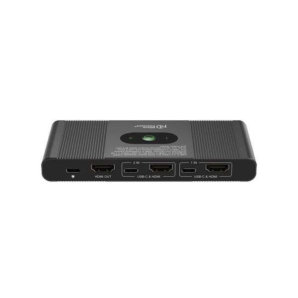 Microconnect HDMI & USB-C KVM Switch 2-Port KVM-switchar
