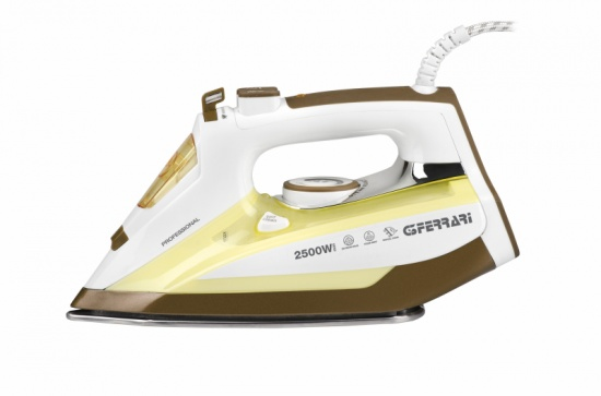 G3 Ferrari VISIR Ångstrykjärn Stryksula i rostfritt stål 2500 W Brun, Vit, Gul