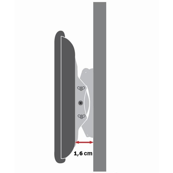Techly ICA-PLB 860 TV-kiinnike 2,03 m (80") Musta