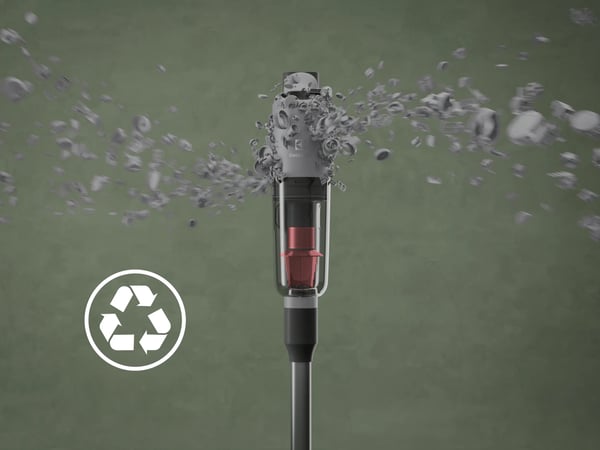 Electrolux EP71AB14UG Sauvaimuri Akku Kuiva Pussiton 0,3 L Harmaa 4 ah