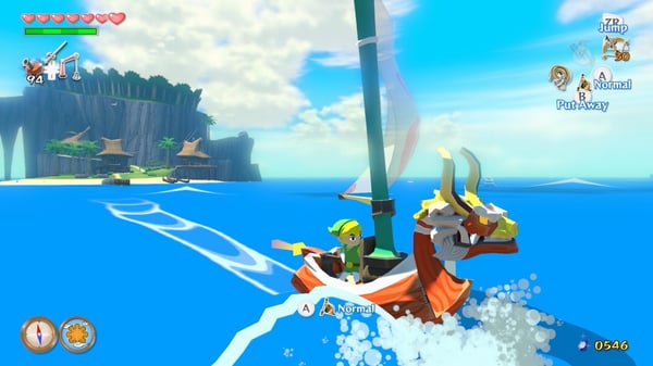 Nintendo The Legend of Zelda : The Wind Waker HD - Selects Tyska, Engelska, Spanska, Franska, Italienska Wii U