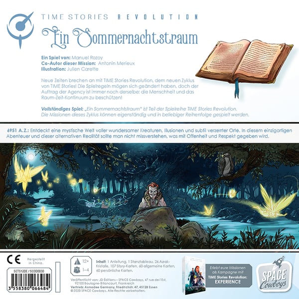 Asmodee TIME Stories Revolution - Ein Sommernachtstraum Brädspel Resor/äventyr