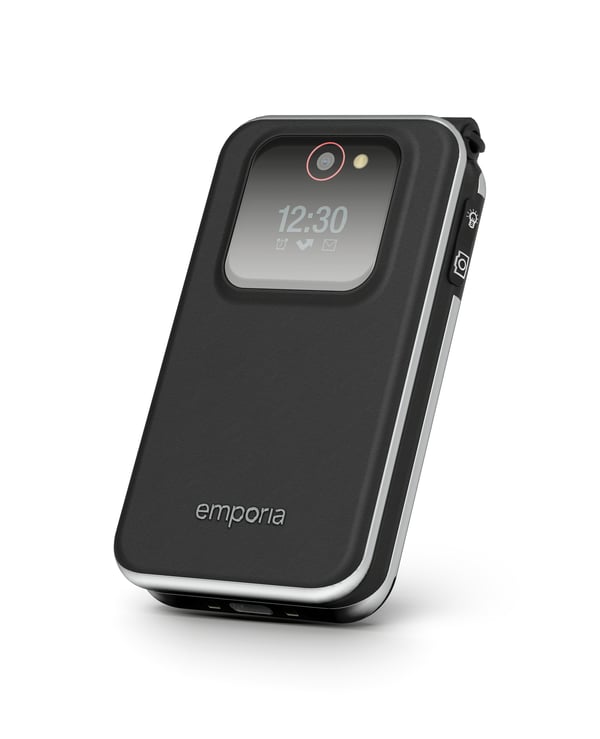 Emporia emporiaJOY-LTE 7,11 cm (2.8") 115 g Sort Senior telefon