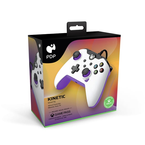 PDP 049-012-WPR spil-controller Lilla, Hvid USB Gamepad Analog/digital PC, Xbox, Xbox One X, Xbox Series S, Xbox Series X