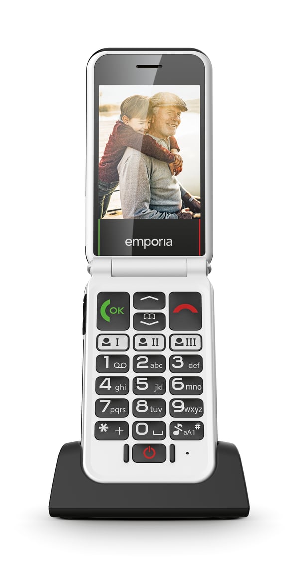 Emporia SIMPLICITYglam.4G 7,11 cm (2.8") 106 g Sort Senior telefon