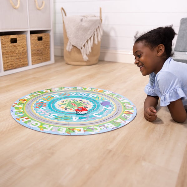 Melissa & Doug Round the Shore Tracks Floor Puslespil 48 stk Verden