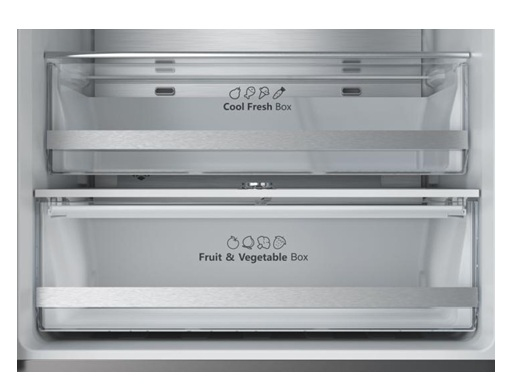 Hisense RF632N4WIE1 side-by-side køle-fryseskab Fritstående 485 L Rustfrit stål