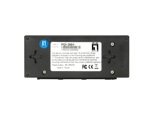 LevelOne POI-3004 PoE-adapters Gigabit Ethernet 52 V