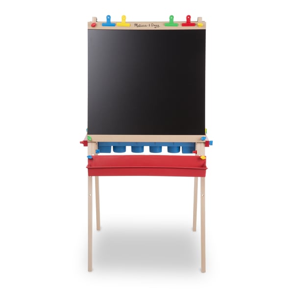 Melissa & Doug Deluxe Wooden Standing Art Easel Musta