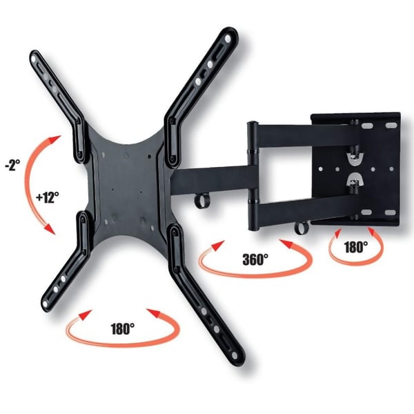 Techly ICA-PLB 136M TV-kiinnike 139,7 cm (55") Musta