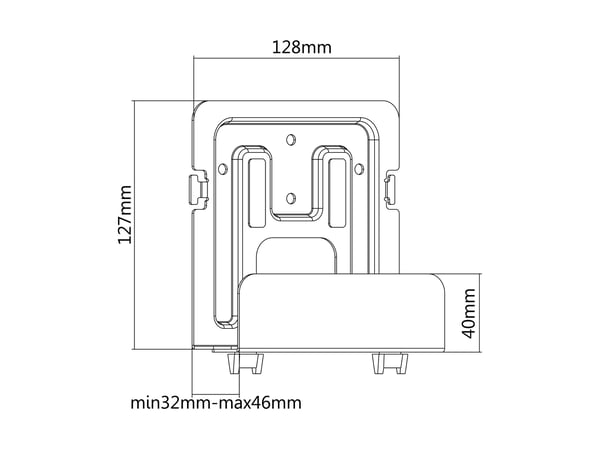 Equip 650896 TV-kiinnikkeen lisävaruste