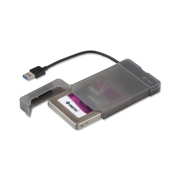i-tec MYSAFEU313 tallennusaseman kotelo HDD-/SSD-kotelo Musta 2.5"