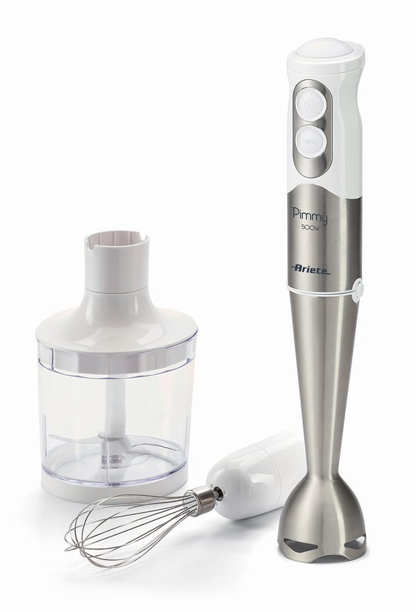 Ariete Pimmy 0,5 L Nedsænkning blender 500 W Rustfrit stål, Hvid